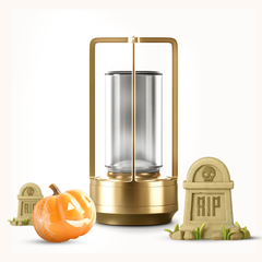 CRYSTAL LANTERN TABLE LAMP