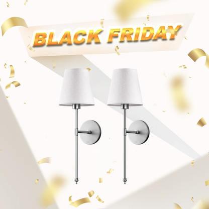 CORDLESS WALL SCONCES (SET OF 2)