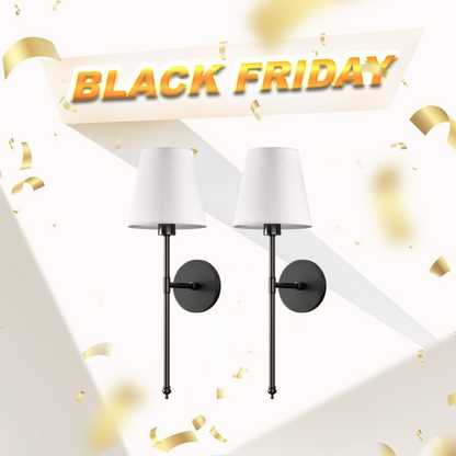 CORDLESS WALL SCONCES (SET OF 2)