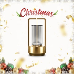 CRYSTAL LANTERN TABLE LAMP