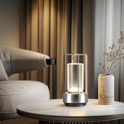 CRYSTAL LANTERN TABLE LAMP