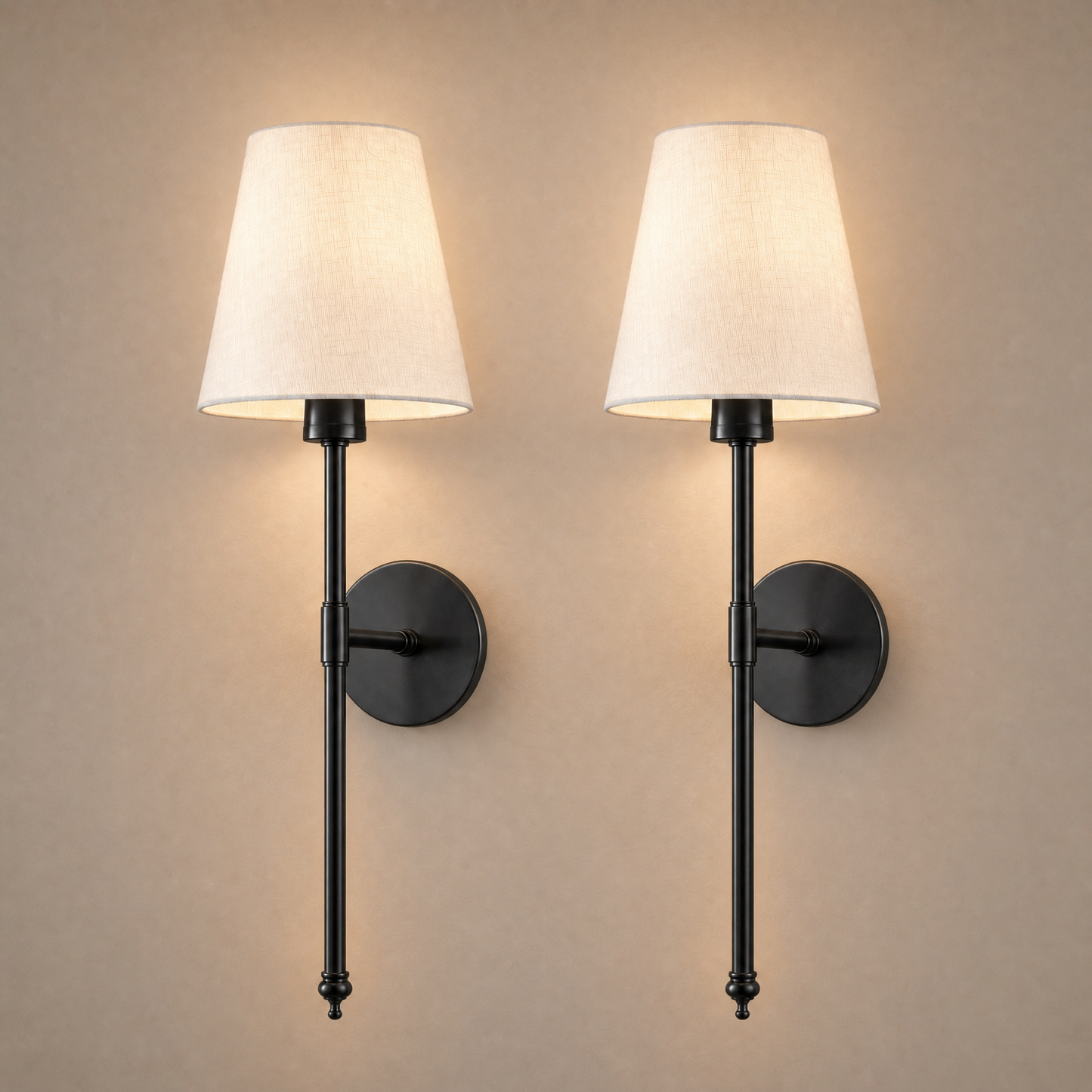 CORDLESS WALL SCONCES (SET OF 2)