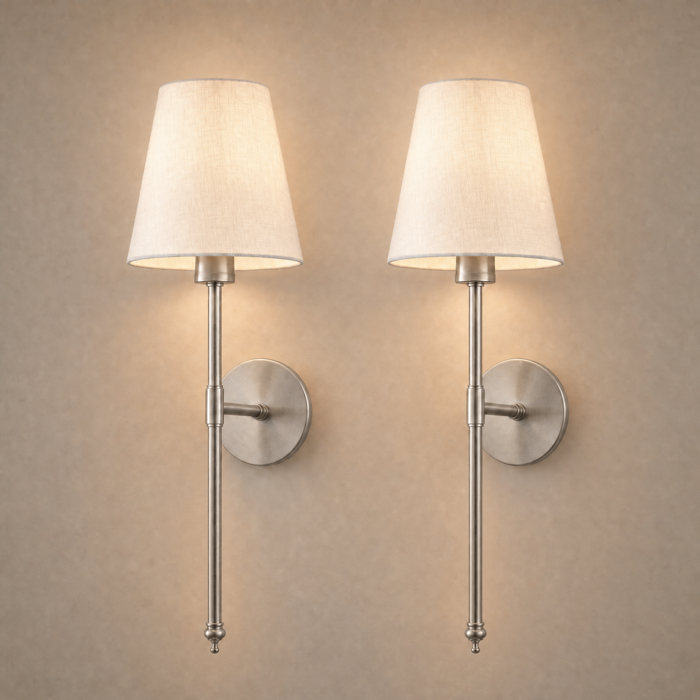 CORDLESS WALL SCONCES (SET OF 2)
