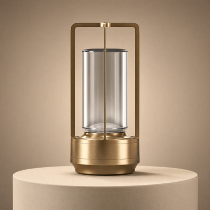 CRYSTAL LANTERN TABLE LAMP