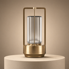 CRYSTAL LANTERN TABLE LAMP